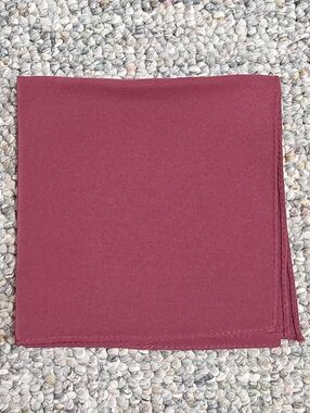 Pucchini Burgundy Silk Pocket Square